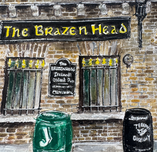 Fine Art Painting - The Brazen Head - Irish Pubs