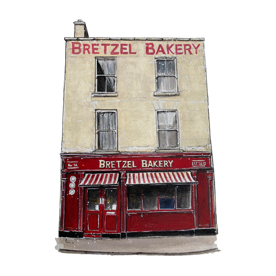 Bretzel-Bakery-Fine-art-print-framed-coffee-shop-portobello