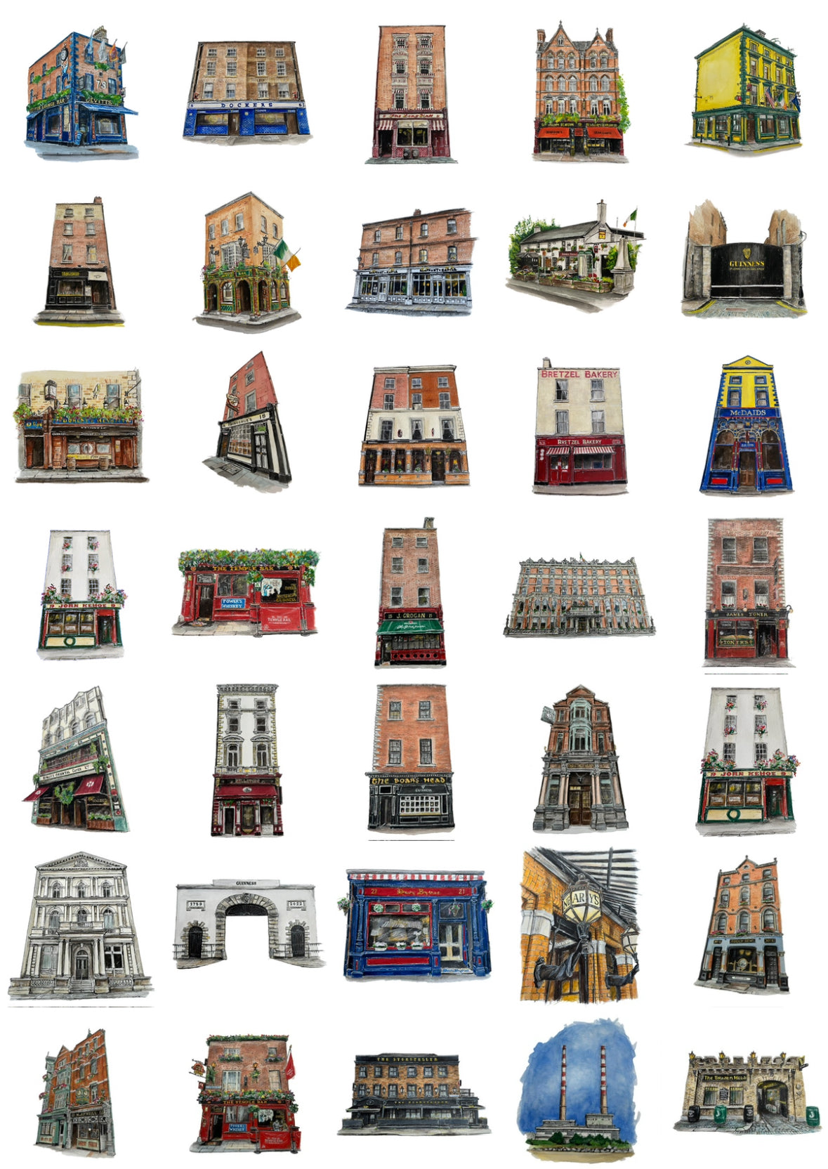 Fine Art Painting - The Temple Bar - Irish Pubs