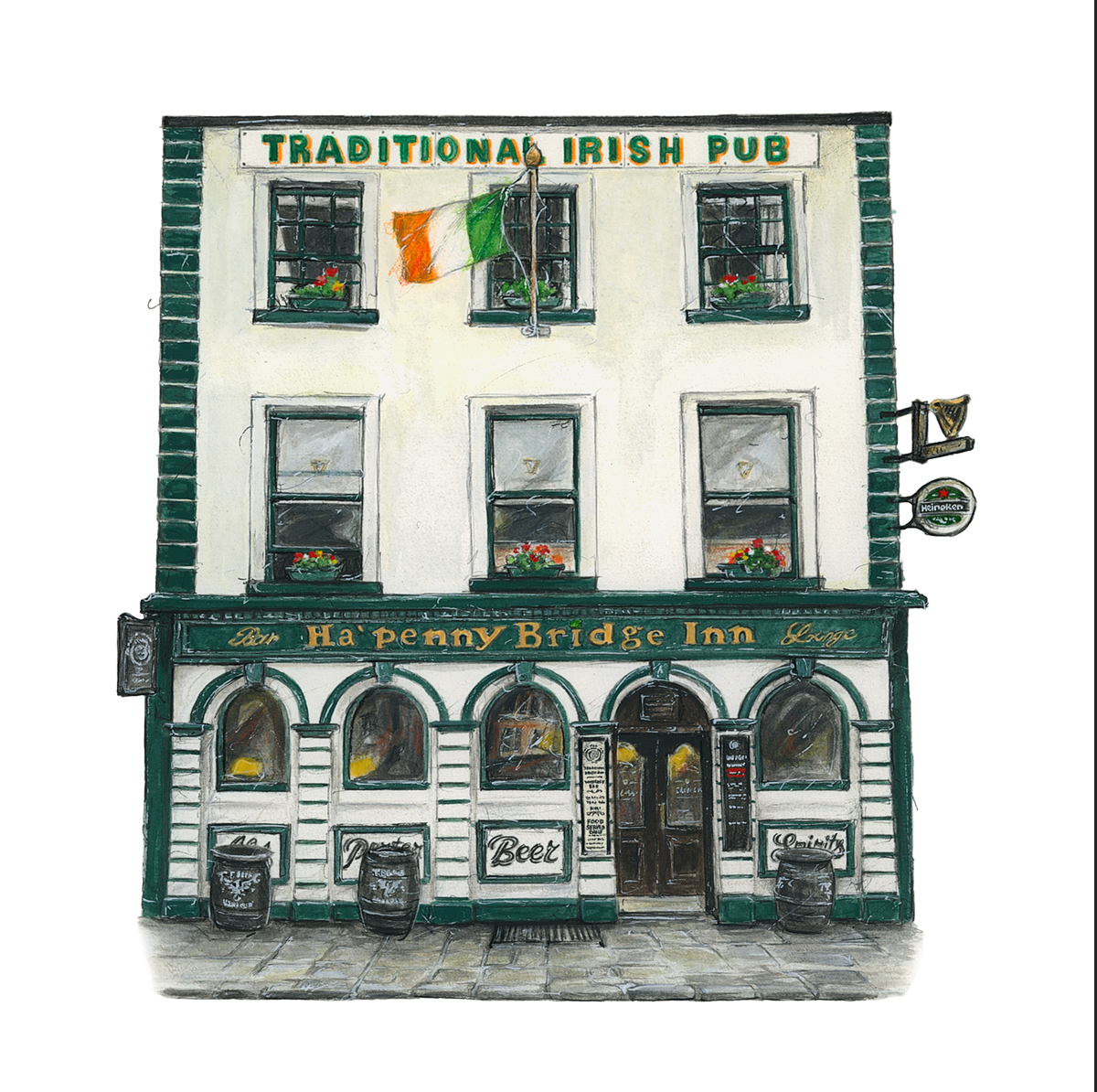 Ha-Penny-bridge-inn-Temple-Bar-art