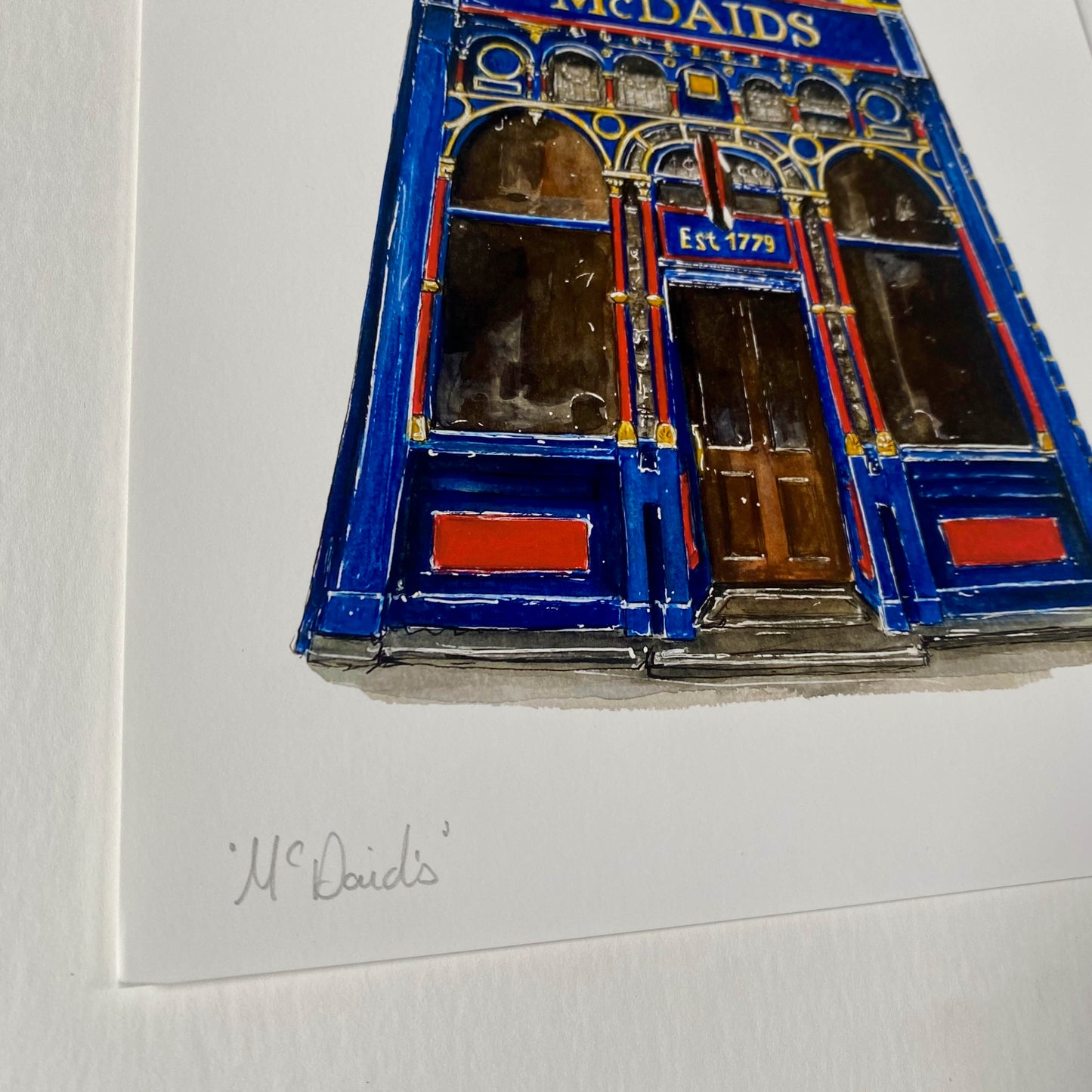 McDaid's - Fine Art Print - Irish Gift