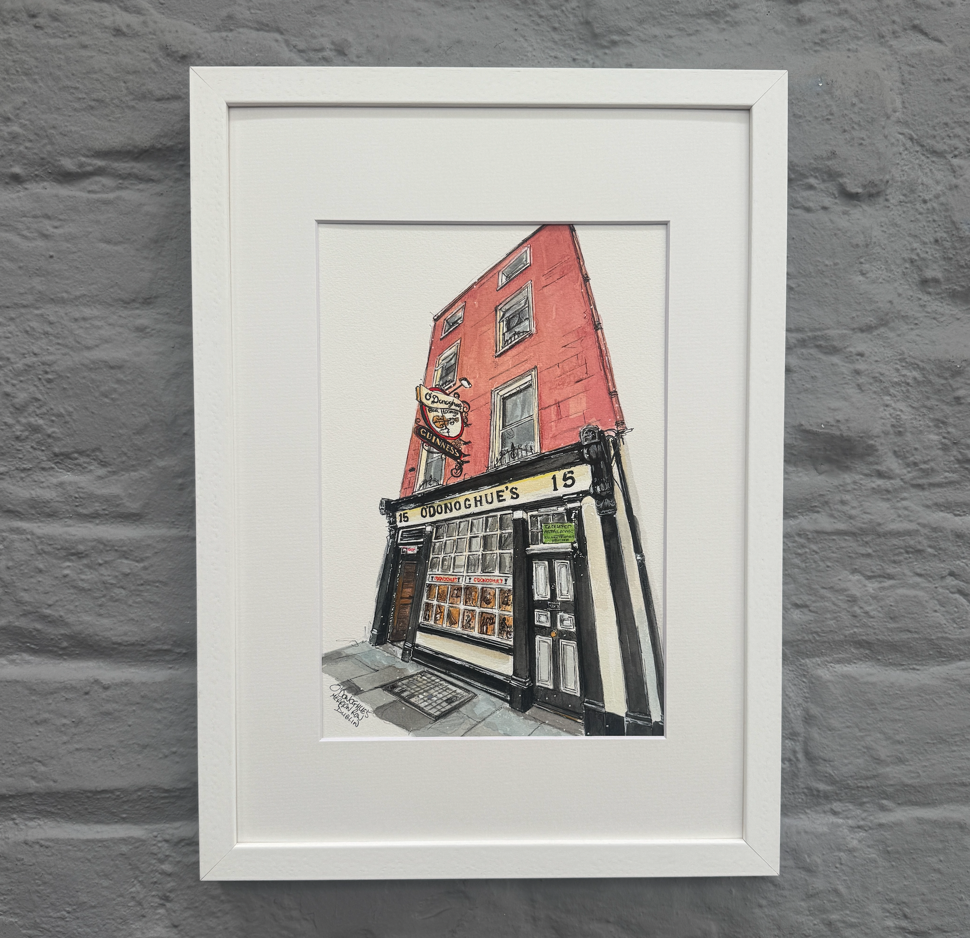 ODonoghues-Traditional-Irish-pub-Dublin-painting-Steven-Farrell