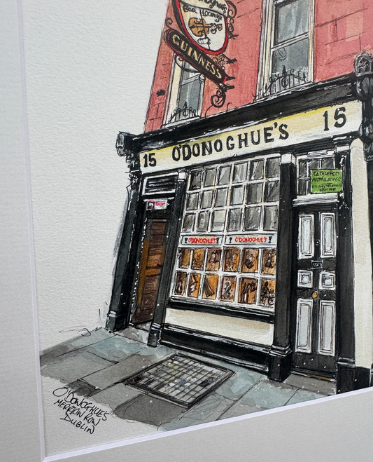 Fine Art Painting - O'Donoghue's - Irish Pubs