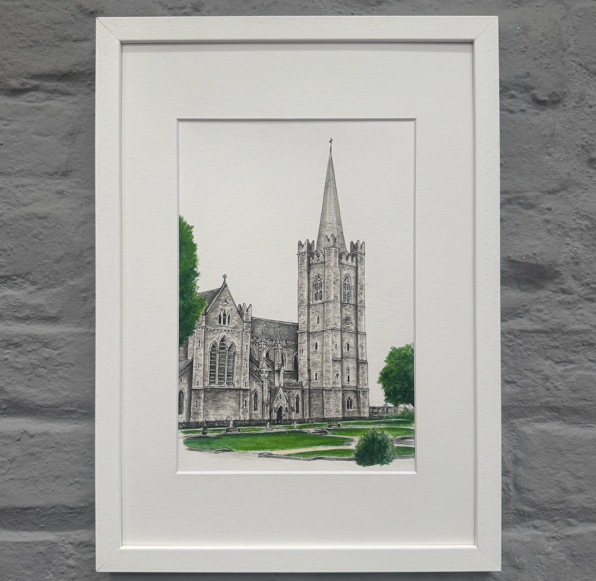Saint-Patricks-cathedral-Ireland-Painting-Steven-Farrell