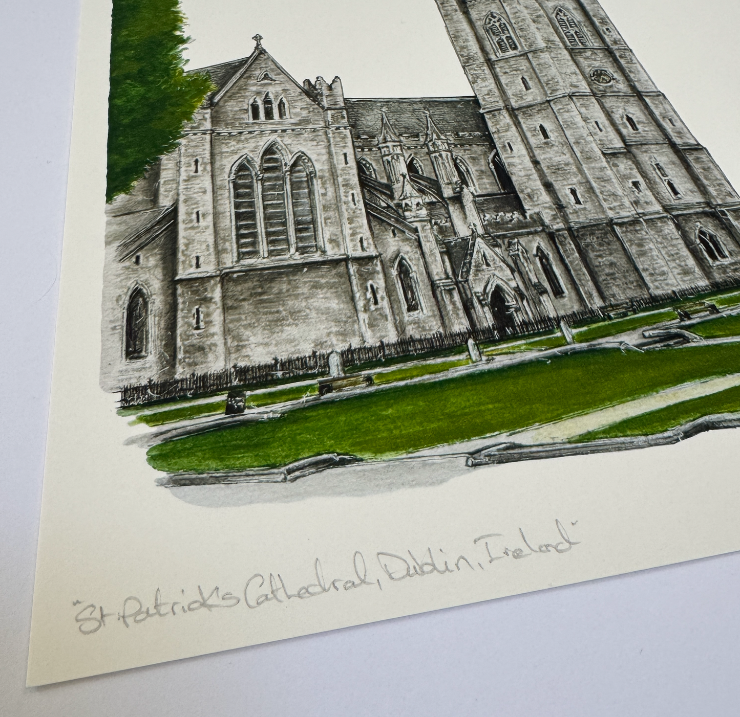 St-Patricks-Cathedral-Ireland-Print-A4-Size