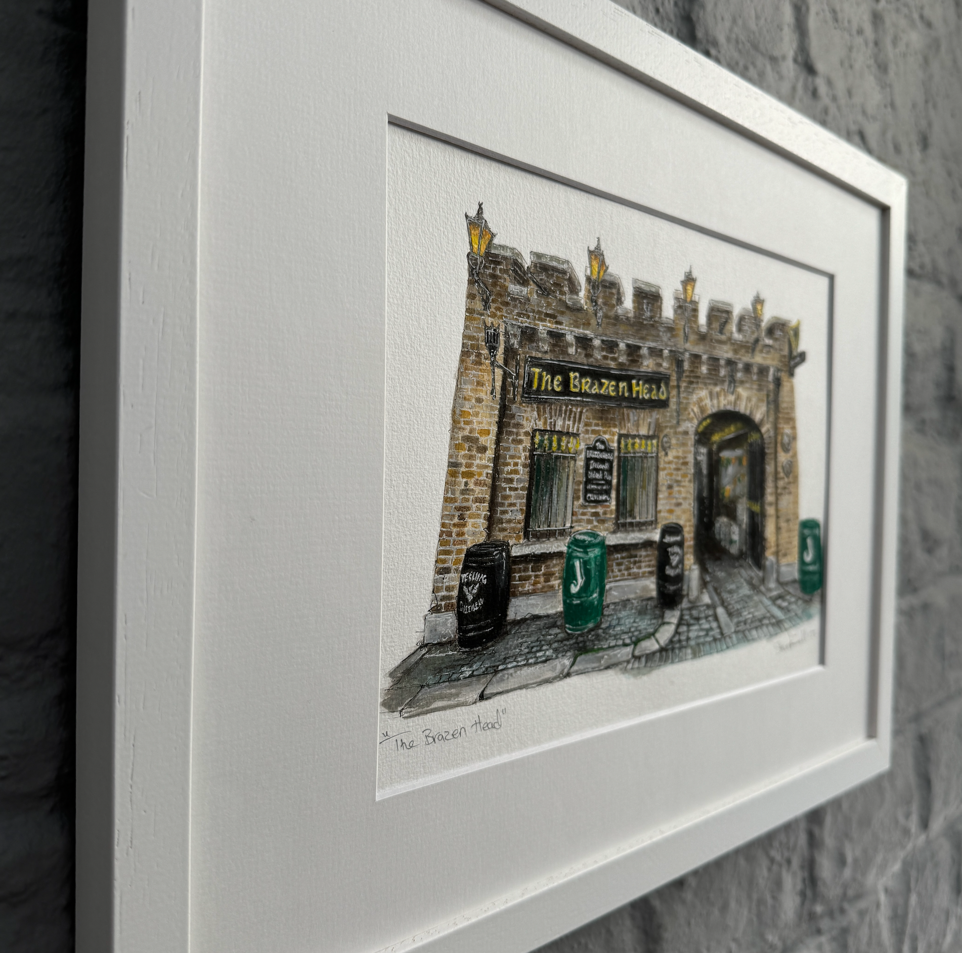 The-Brazen-Head-Irish-pub-art-painting