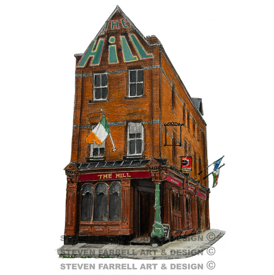The-Hill-Ranelagh-Irish-Pub-Dublin-Steven-Farrell-Art-Print