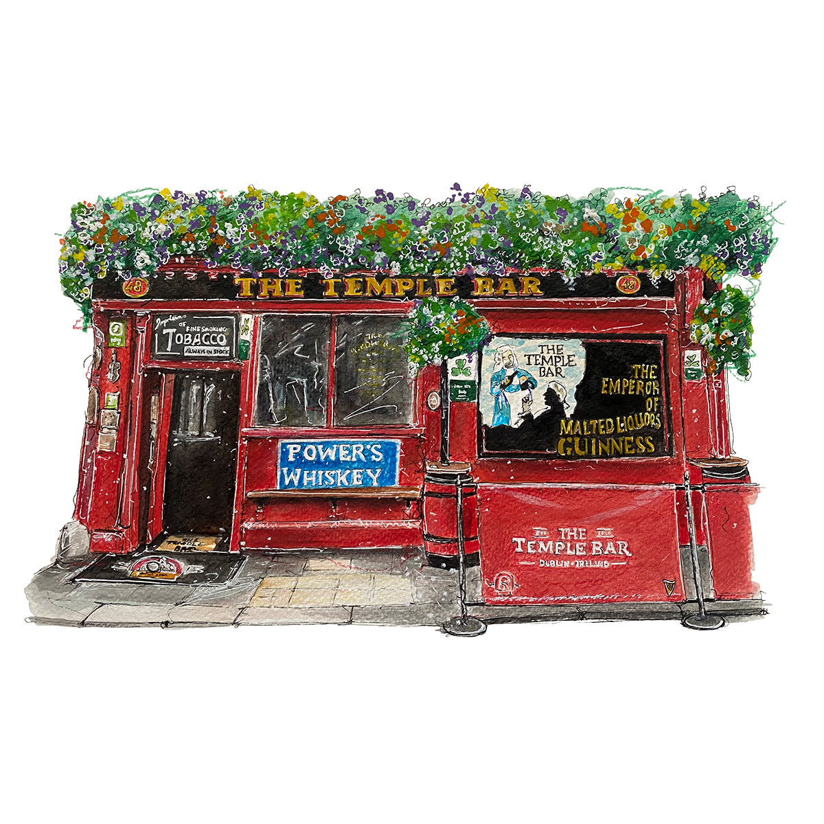 The Temple Bar - Fine Art Print - Irish Gift