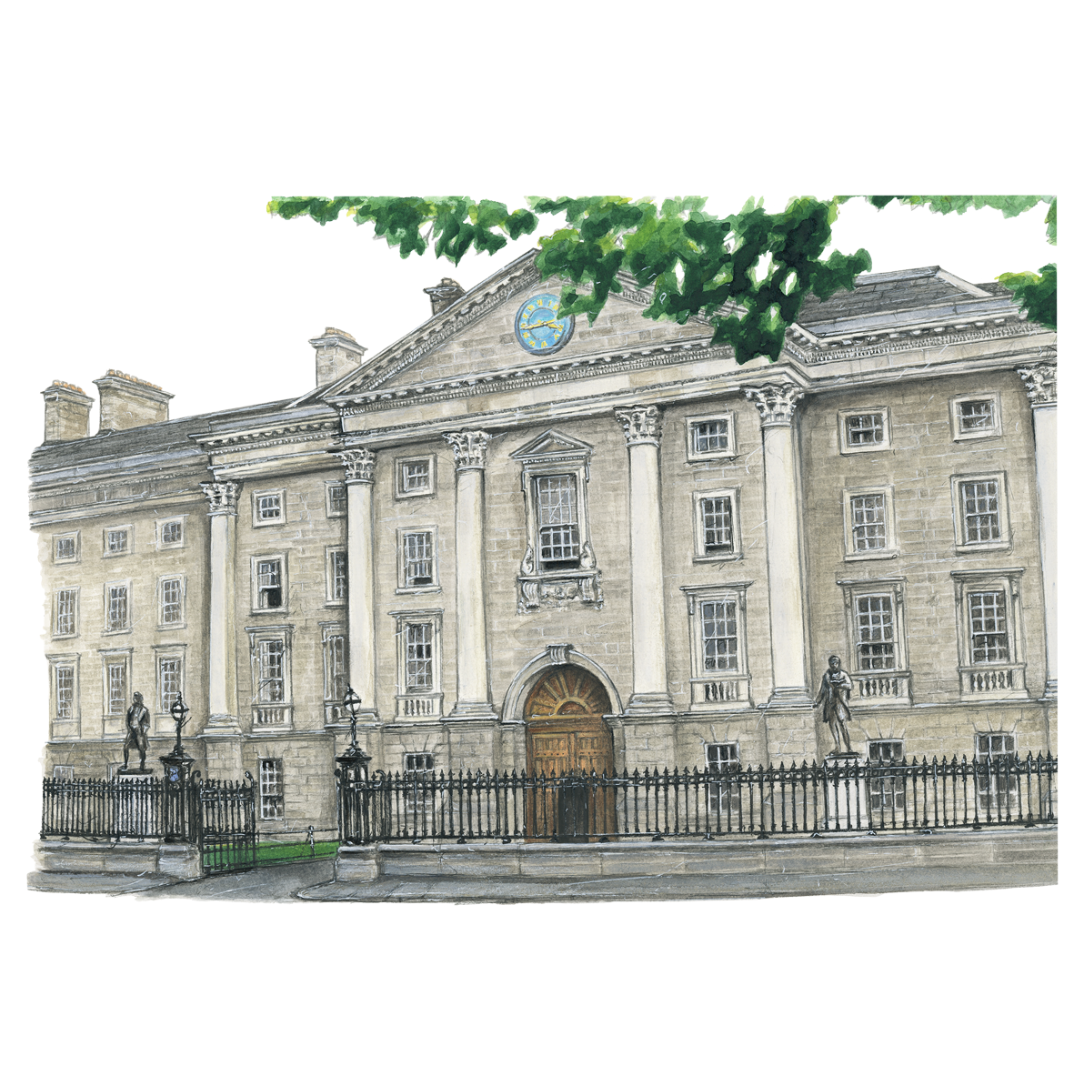 Trinity-College-Dublin-painting-Steven-Farrell