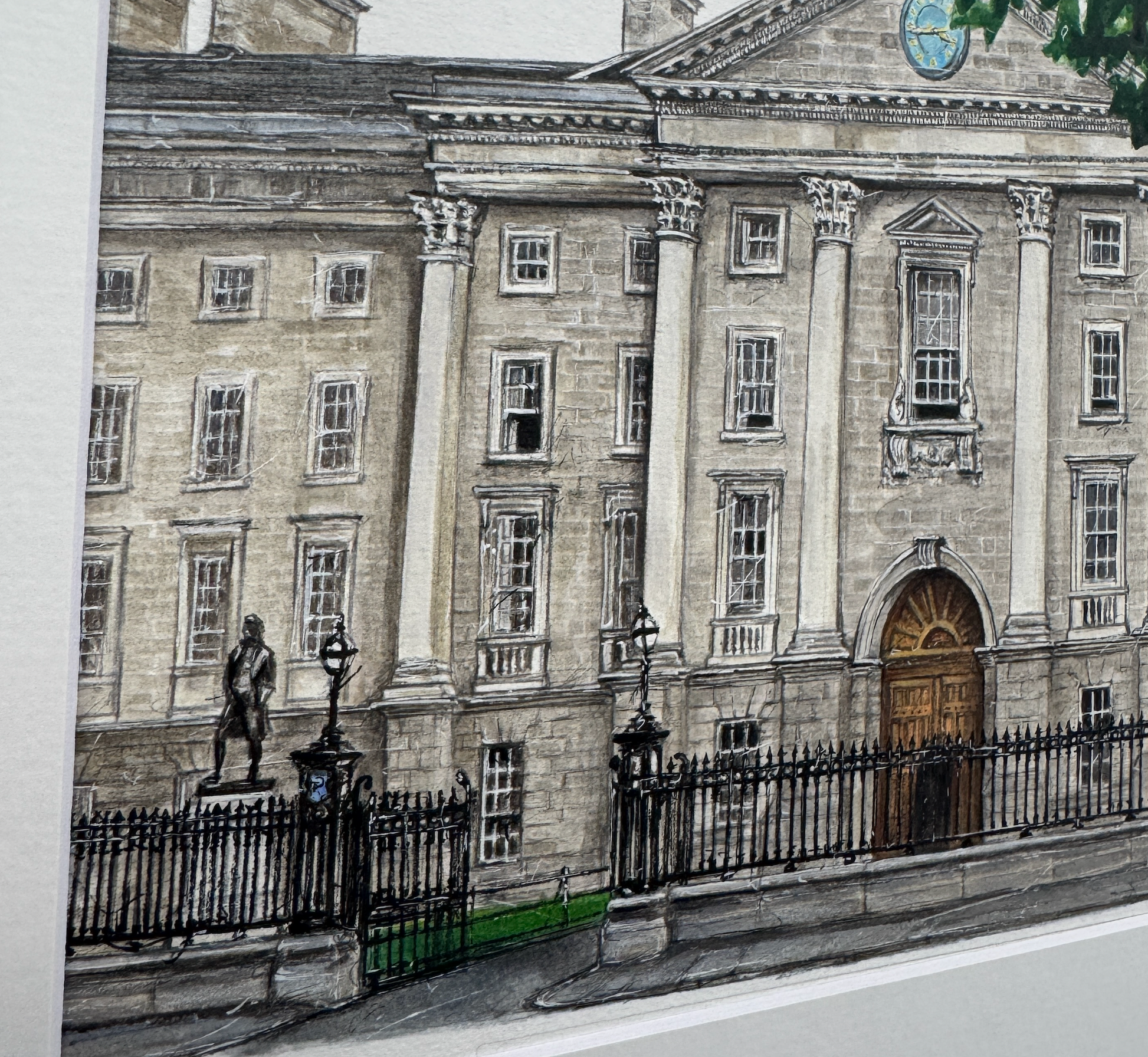 Trinity-college-Steven-Farrell-original-art