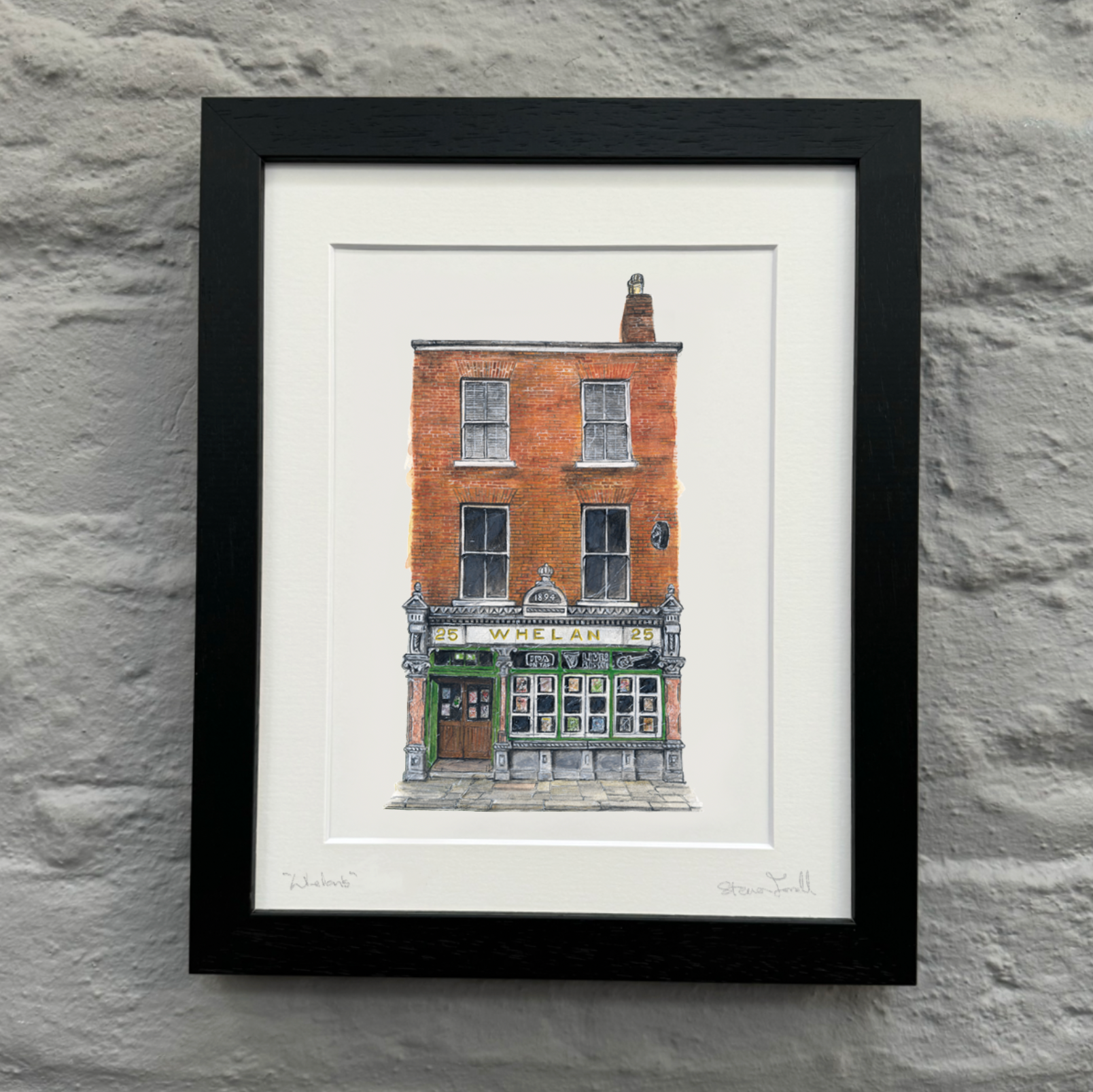 Whelans-music-gift-framed-Steven-Farrell