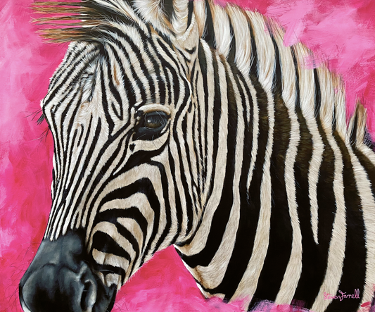 Zebra-contemporary-painting-Steven-farrell-mannion