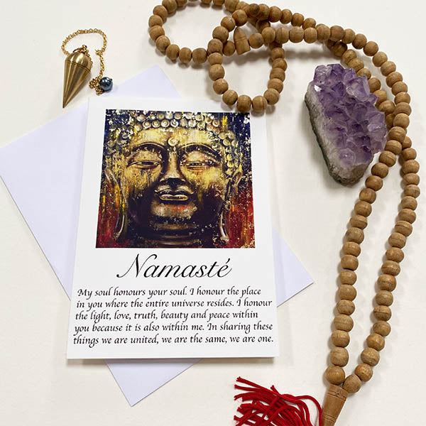 Buddha-Namaste-greetings-card-buddhist-gift-ideas-yoga-Universe