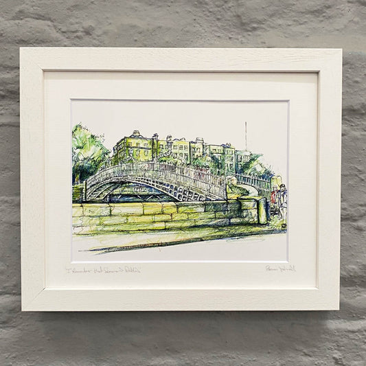 Dublin-city-framed-art-print-Irish-gifts-hapenny-2