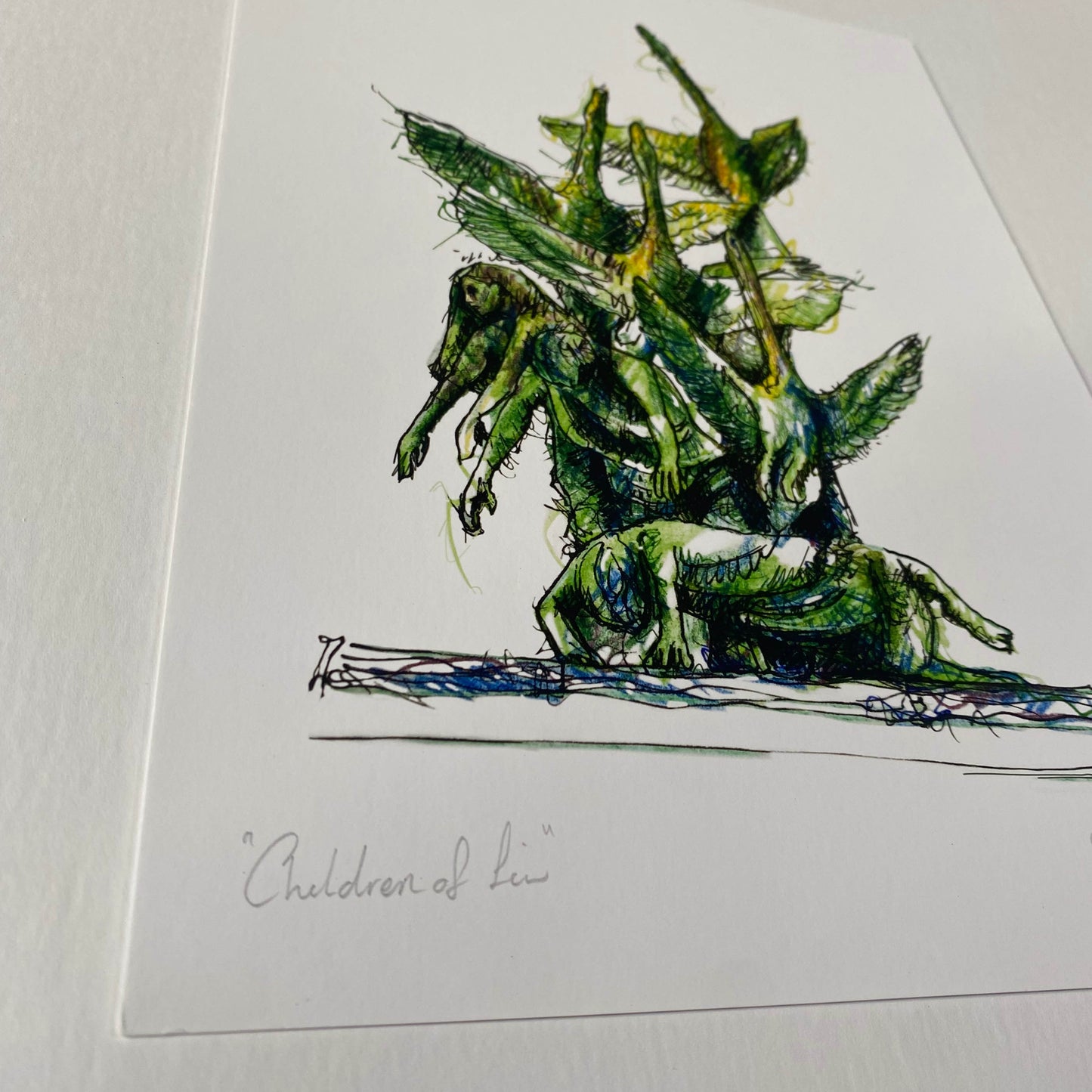 Fine Art Print - Children of Lir - Irish Gift