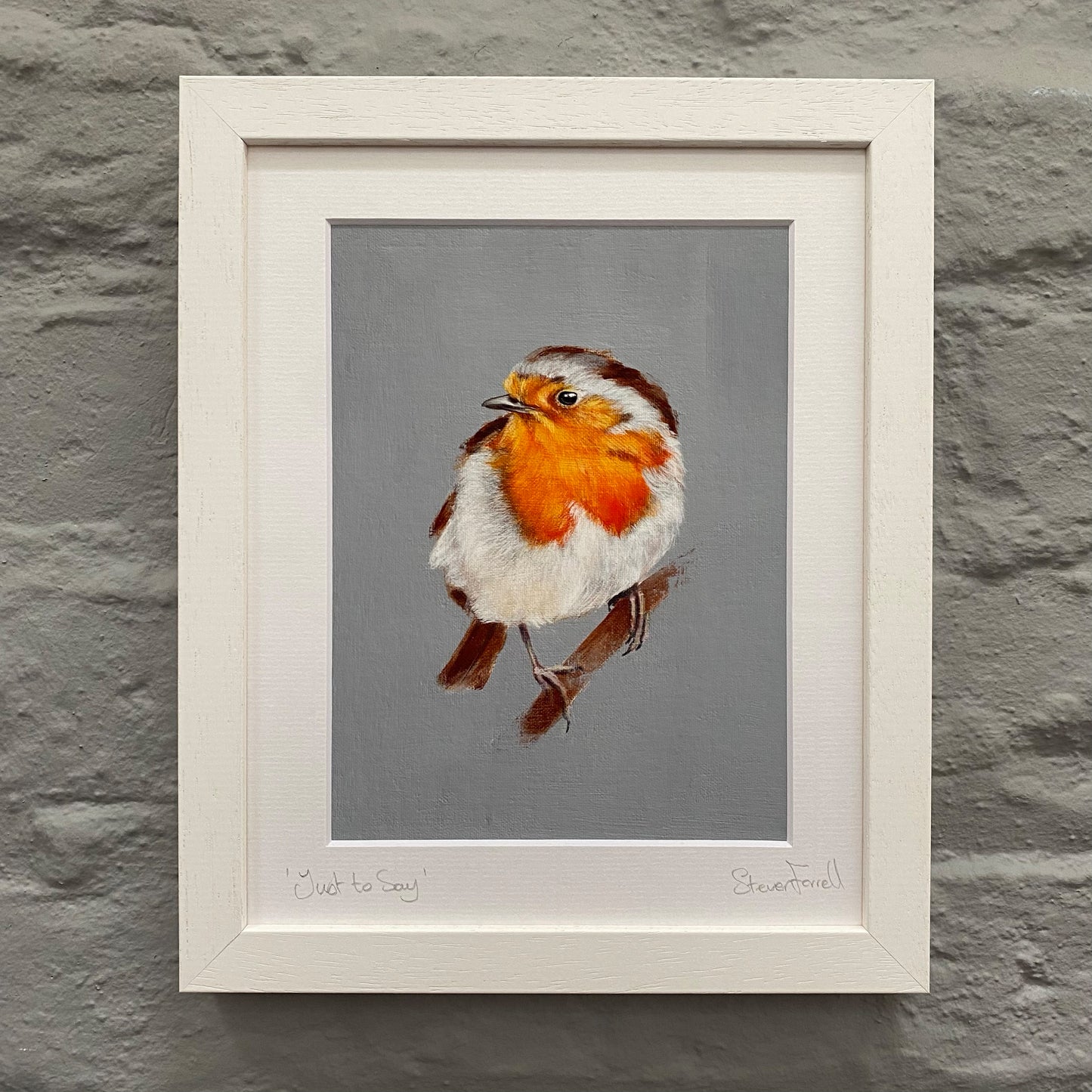 Robin Redbreast Gift. Robin artwork. Robin print