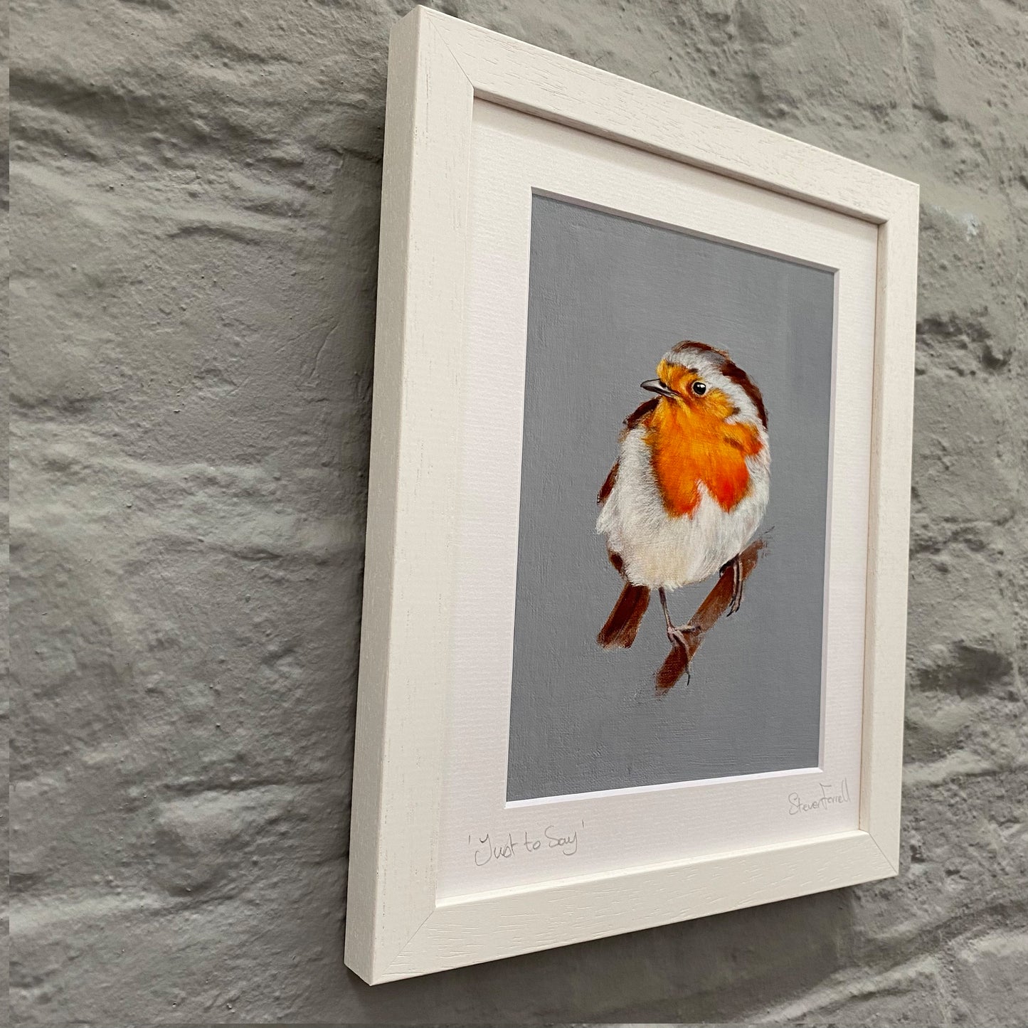 Robin Redbreast Gift. Robin artwork. Robin print