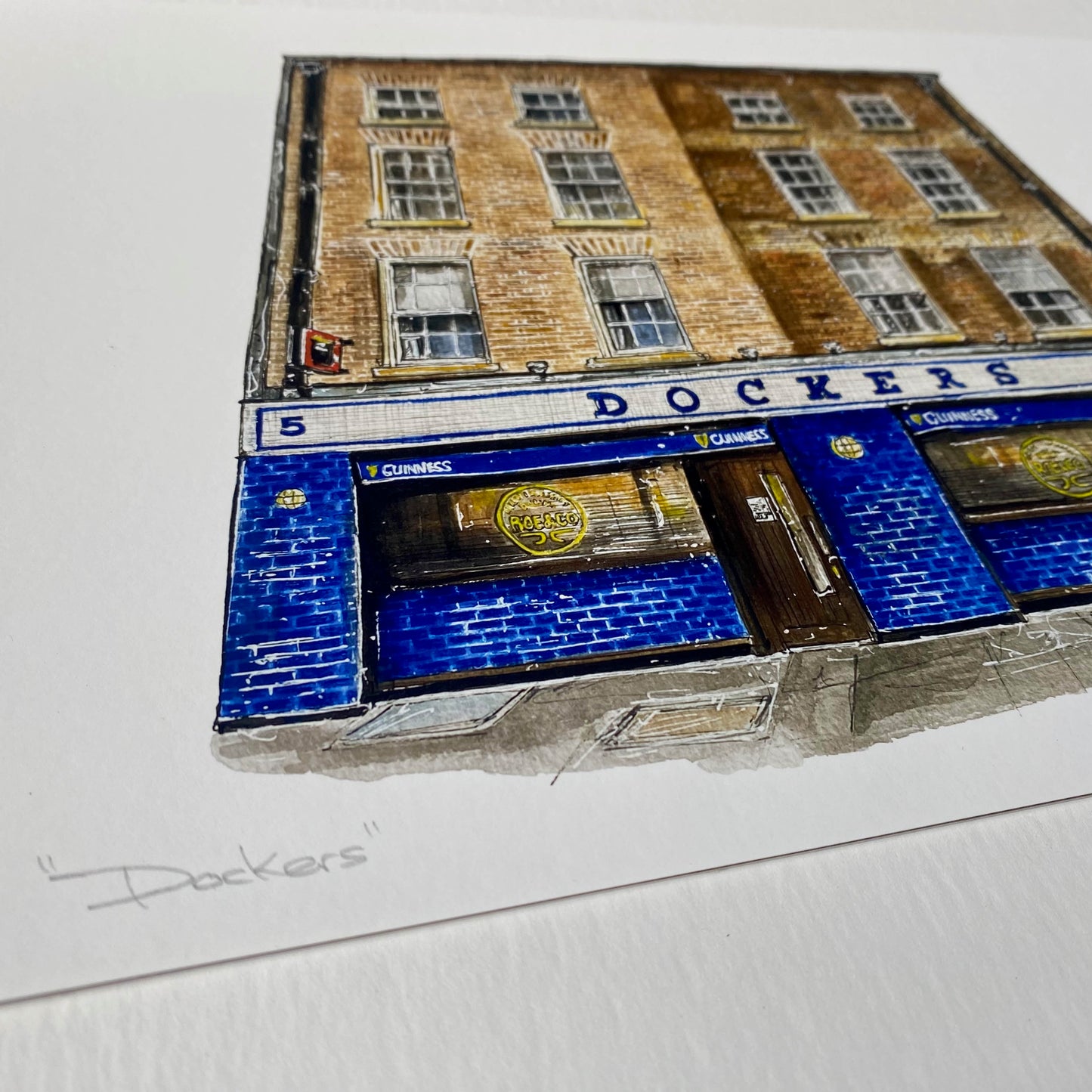 Dockers - Fine Art Print - Irish Pubs and Restaurants