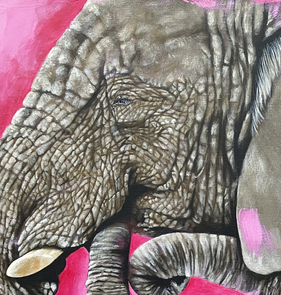 Elephant-and-baby-fine-art-painting