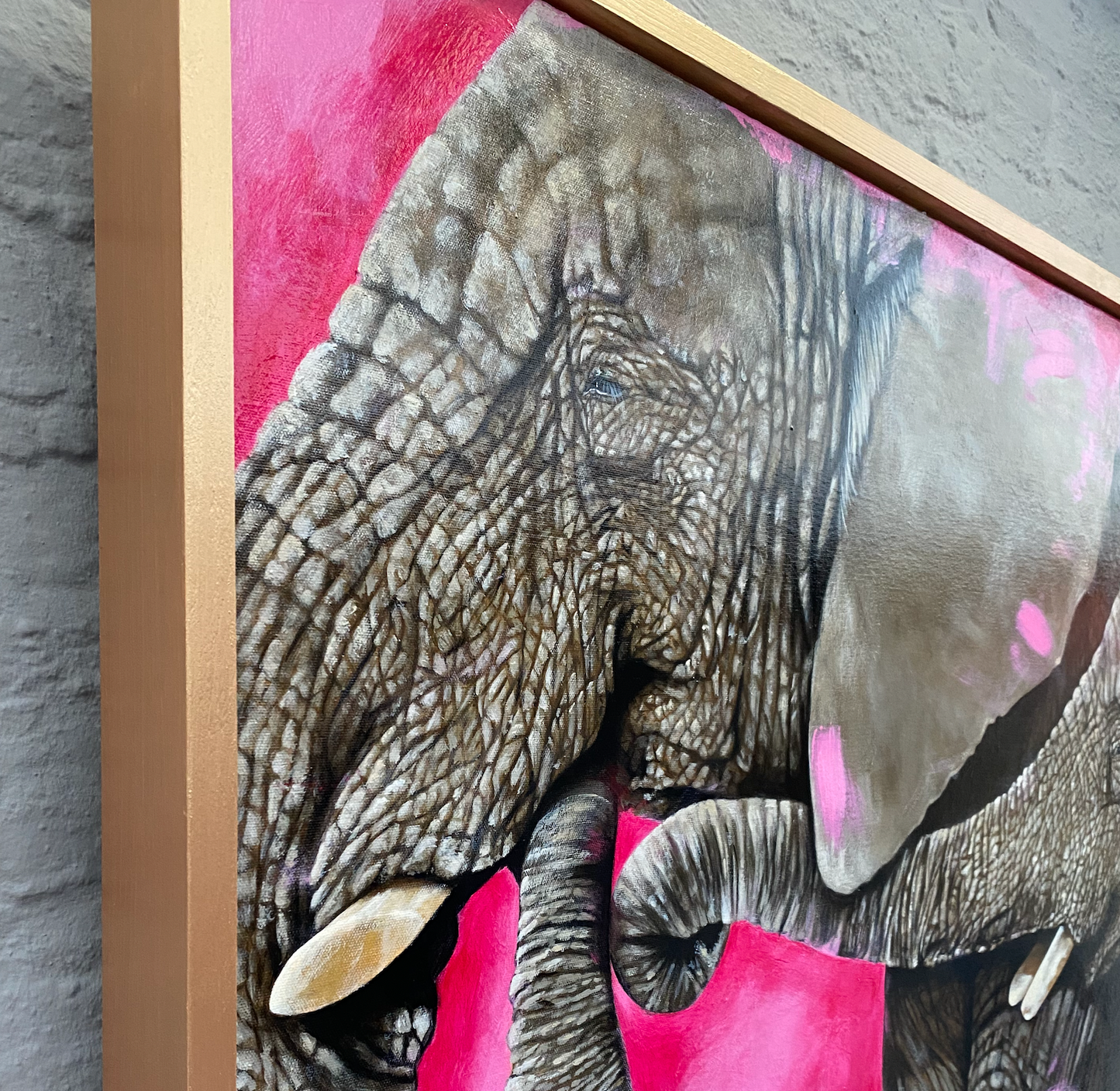 Elephant-original-painting-Steven-Farrell