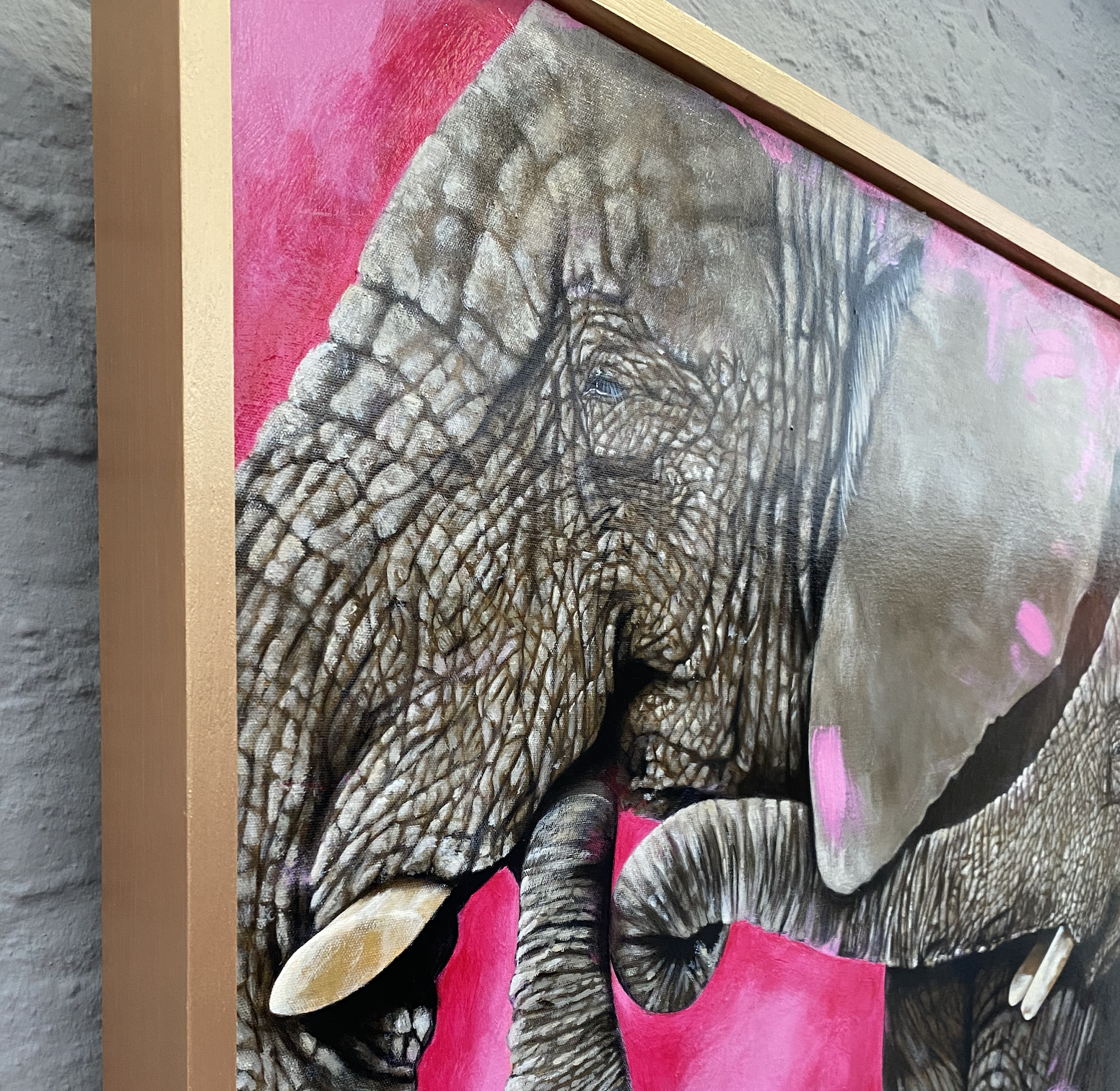 Elephant-original-painting-Steven-Farrell