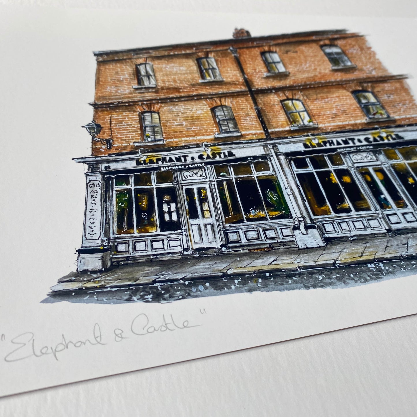Elephant & Castle - Fine Art Print - Irish Pubs and Restaurants