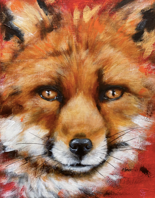 Fox-painting-Steven-Farrell-Mannion-Art