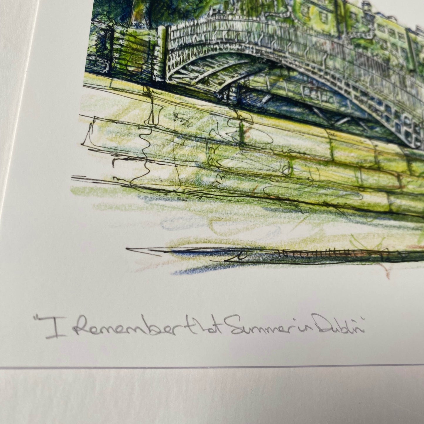 Fine Art Print - Ha'penny Bridge - Irish Landmarks