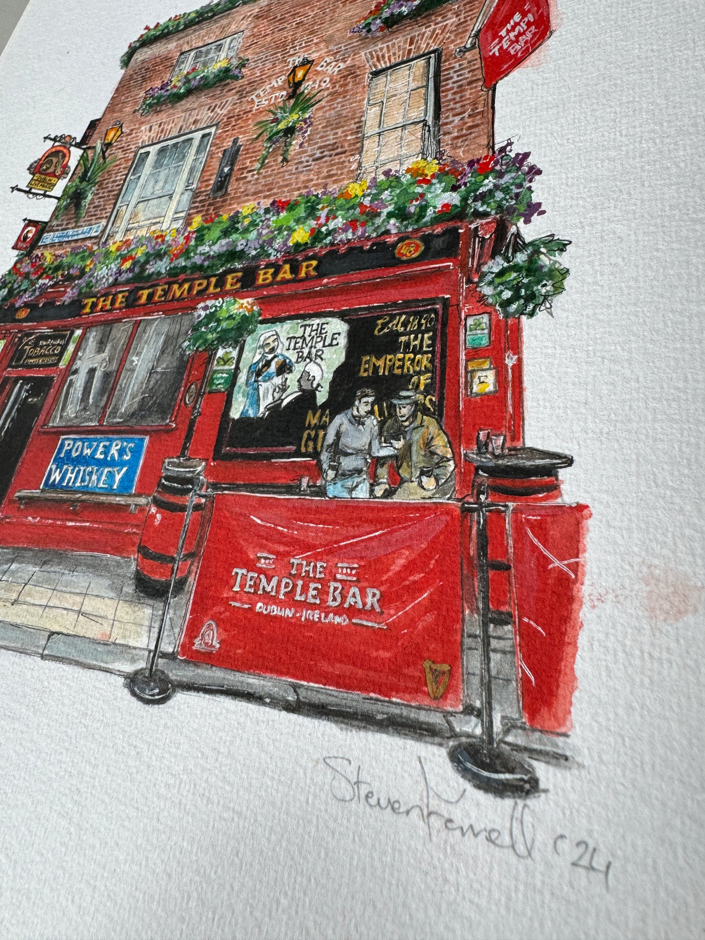 Fine Art Painting - The Temple Bar - Irish Pubs