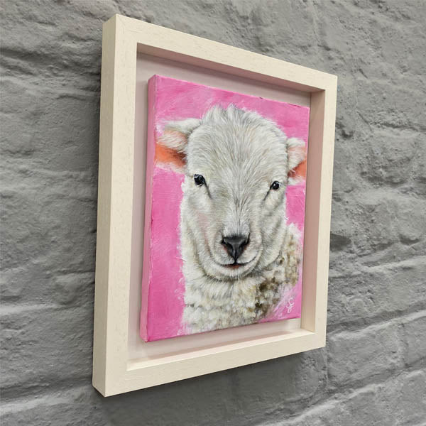 Lamb-painting-framed