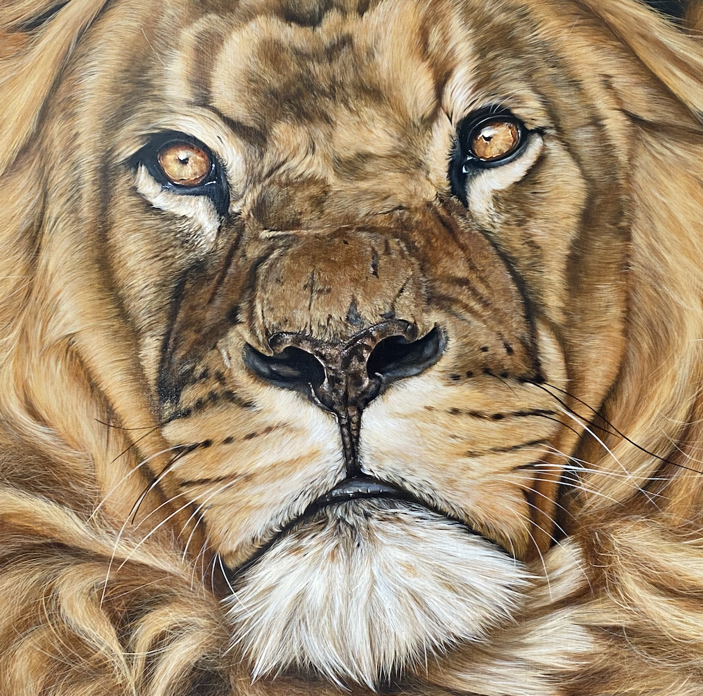 Lion-painting-Fine-art-artwork