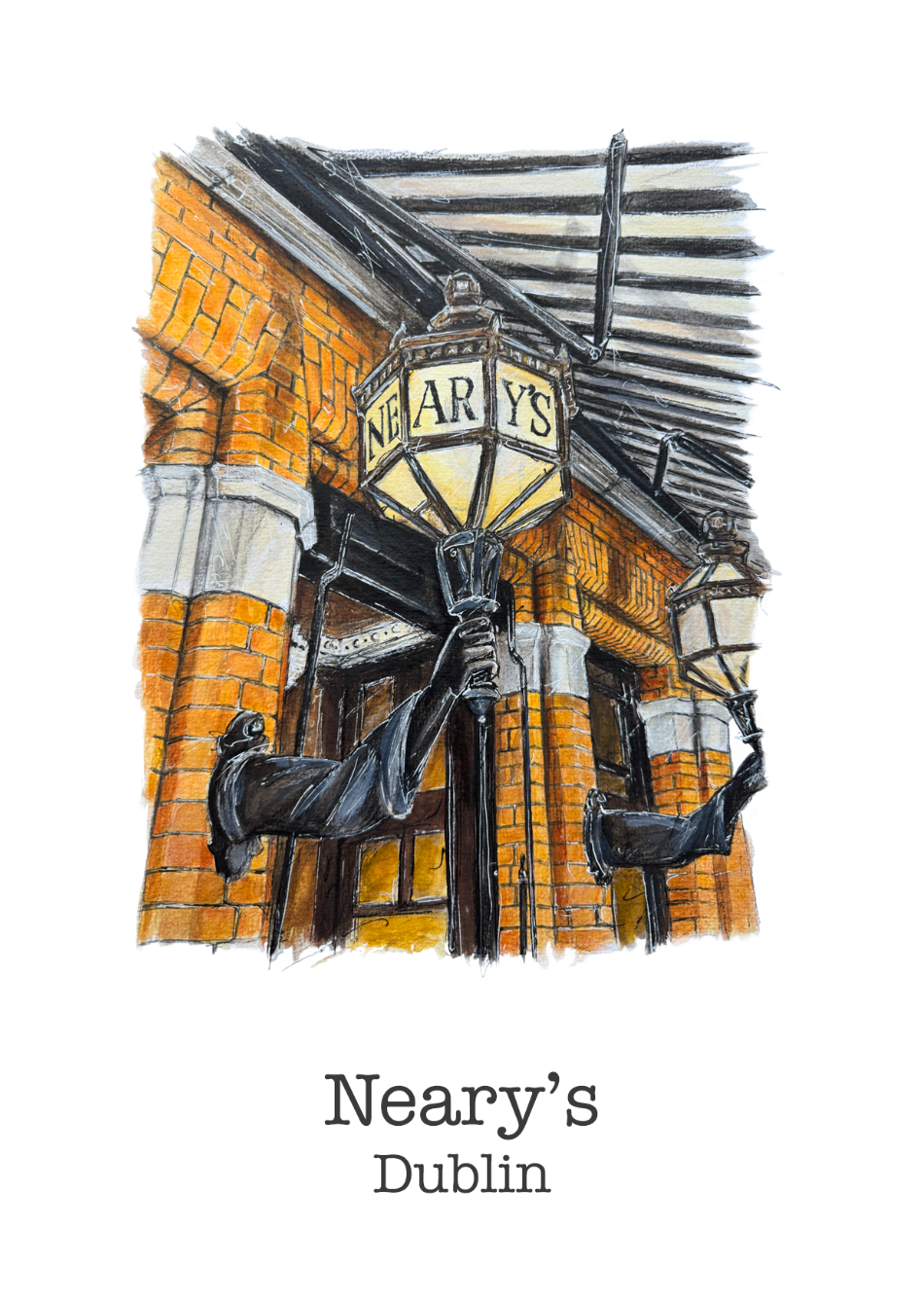 Nearys-pub-Dublin-Irish-bar-art