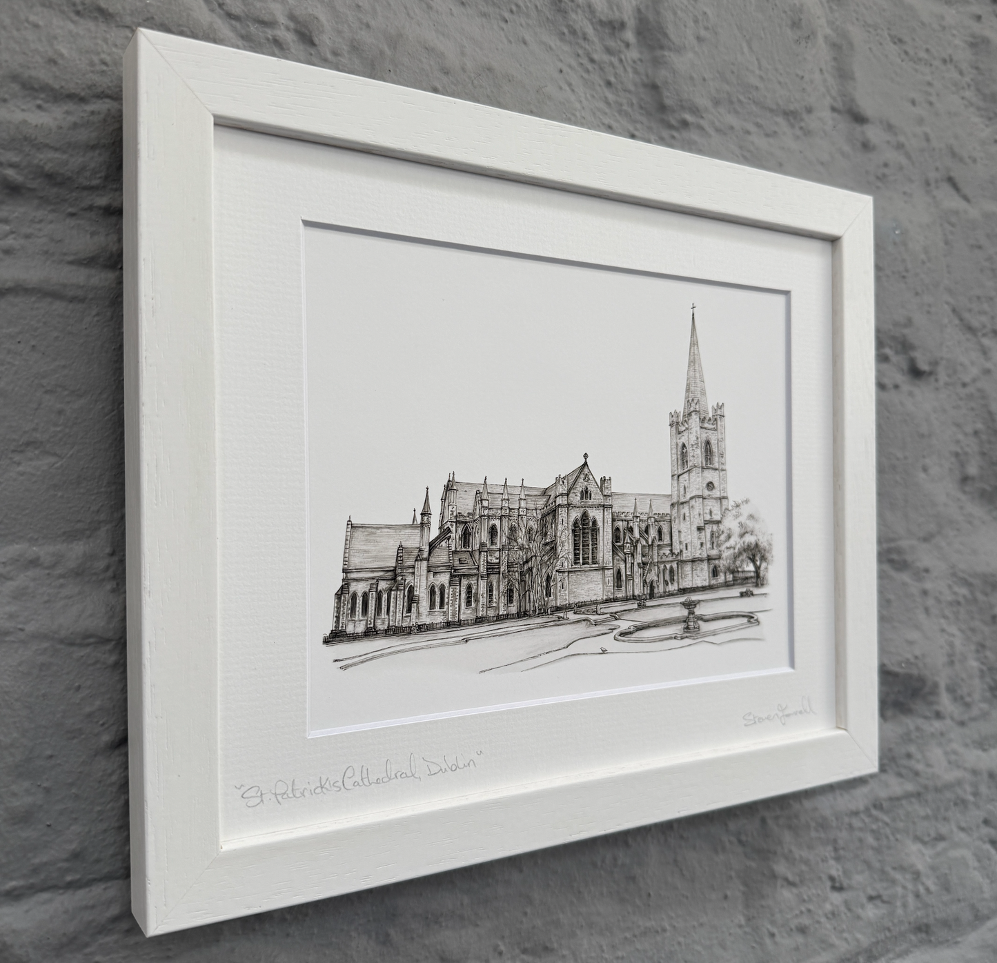 St-Patricks-Dublin-drawing-artwork