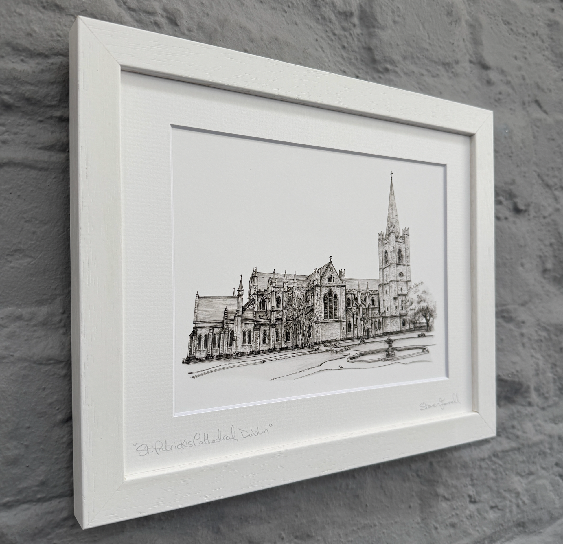 St-Patricks-Dublin-drawing-artwork