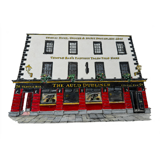 The Auld Dubliner - Fine Art Print - Irish Gift