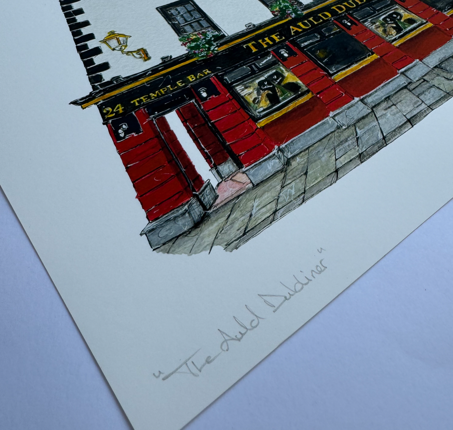 The Auld Dubliner - Fine Art Print - Irish Gift