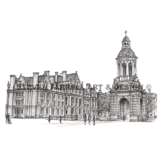 Trinity College, Dublin - Art Print - Irish Gift