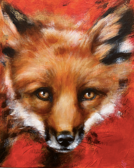 Fine Art Painting - Fox - Wildlife