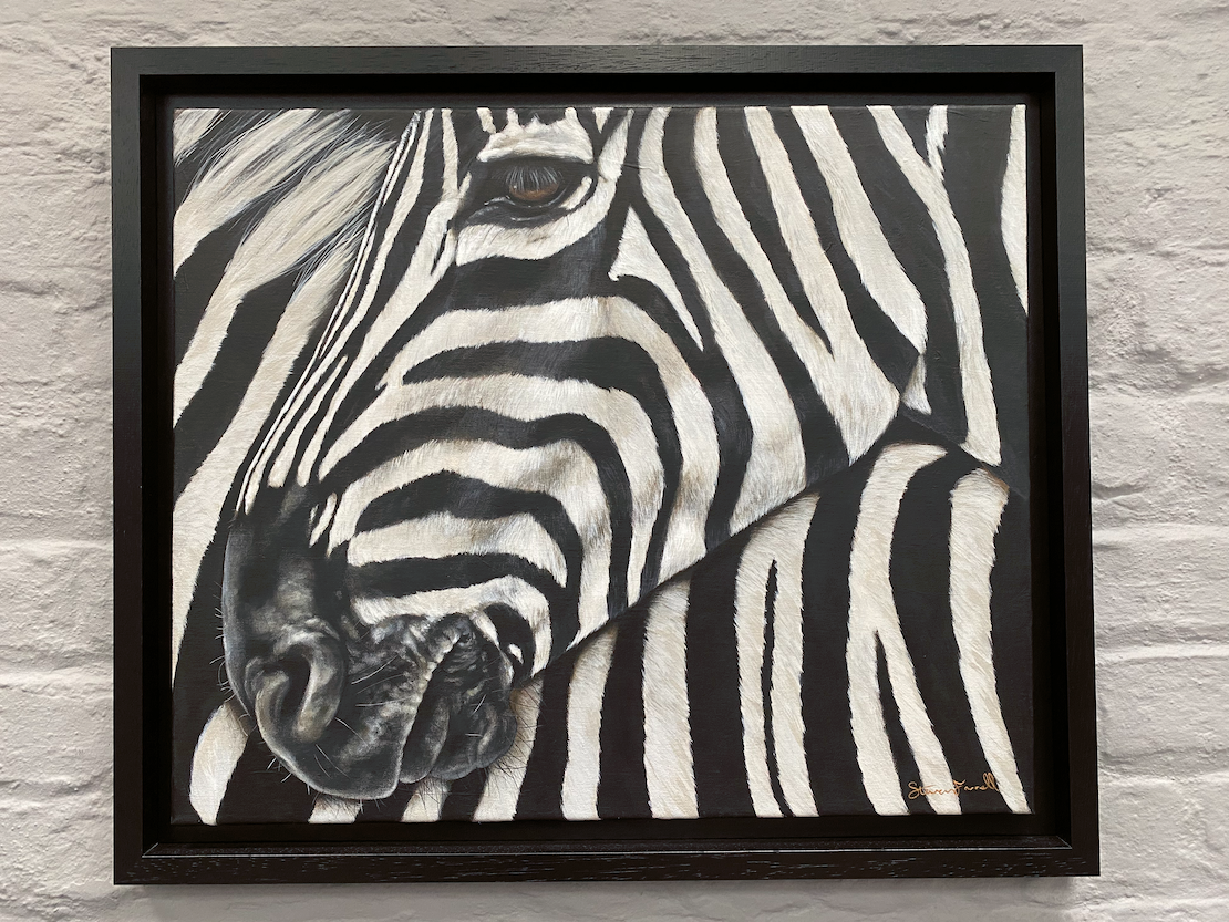Zebras-painting-wildlife-framed