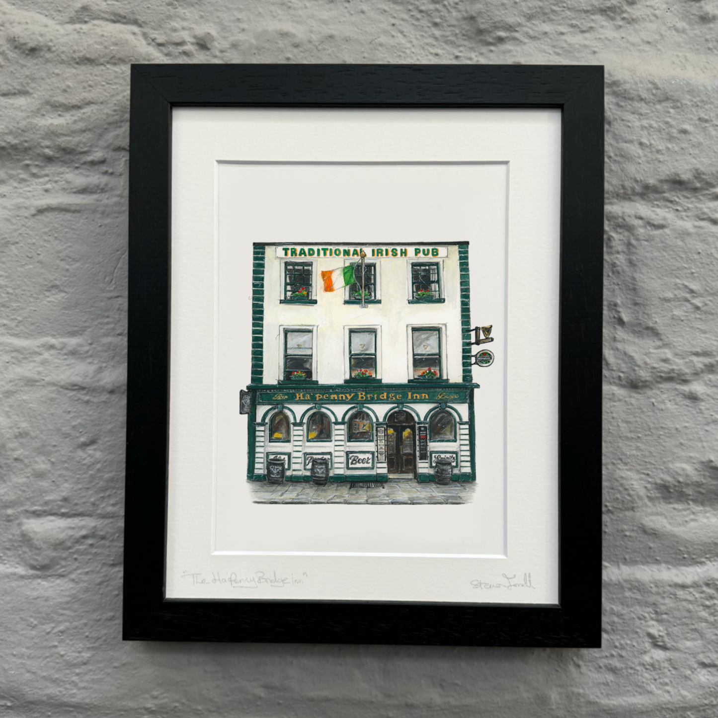 painting-of-hapenny-inn-temple-bar-dublin-steven-farrell
