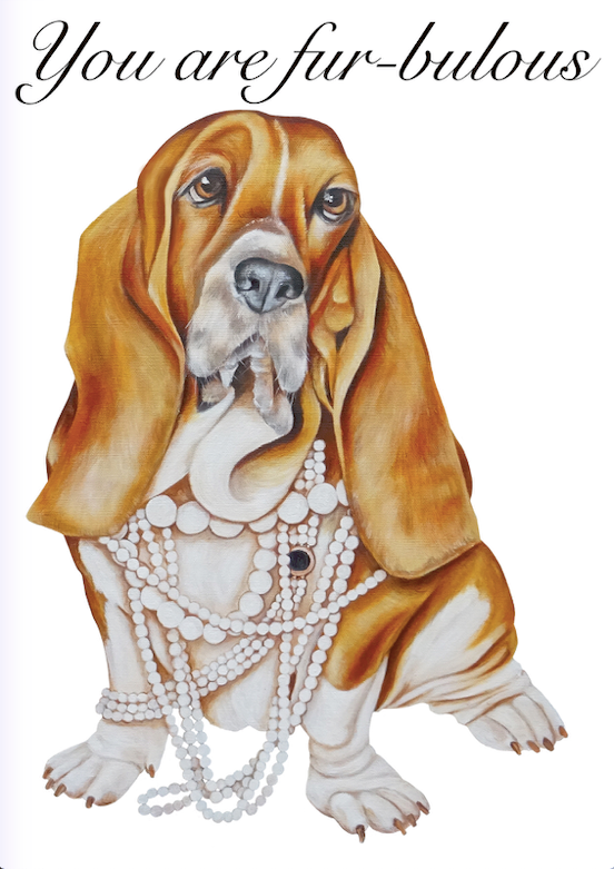 Basset-Hound-greeting-card-gifts-for-dog-lovers