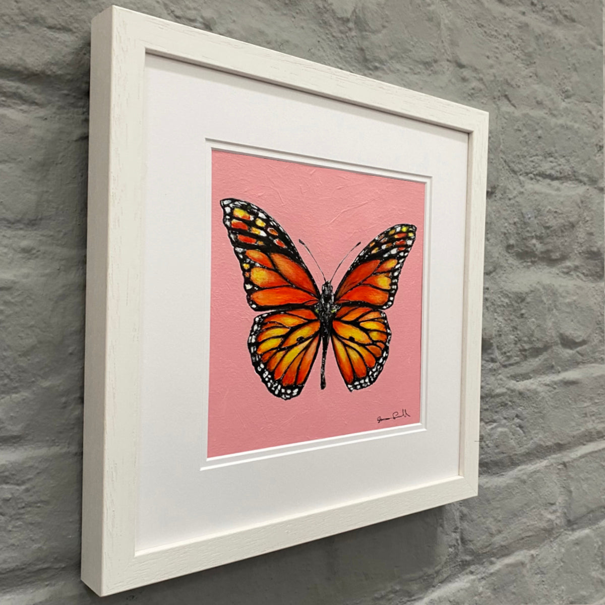 Butterfly-fine-art-painting-Monarch-Butterfly-framed