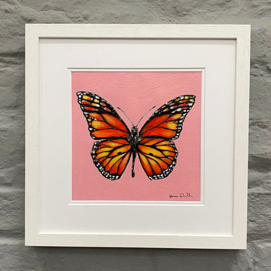 Butterfly-fine-art-painting-Monarch-Butterfly-framed