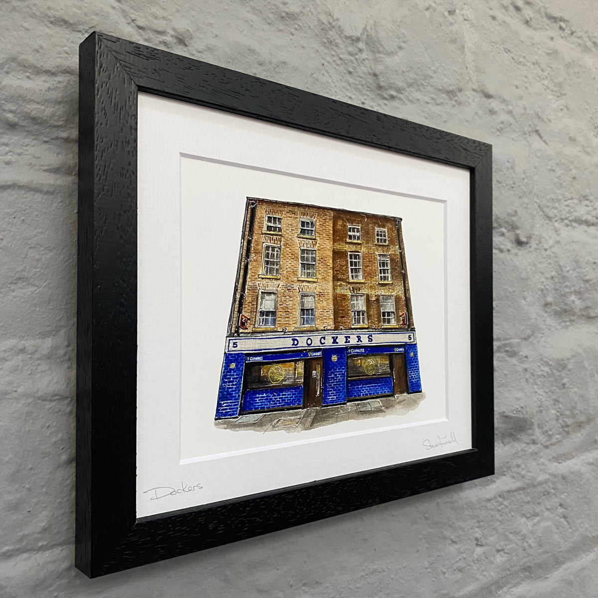 Dockers-Pub-Dublin-docklands-Framed-artwork