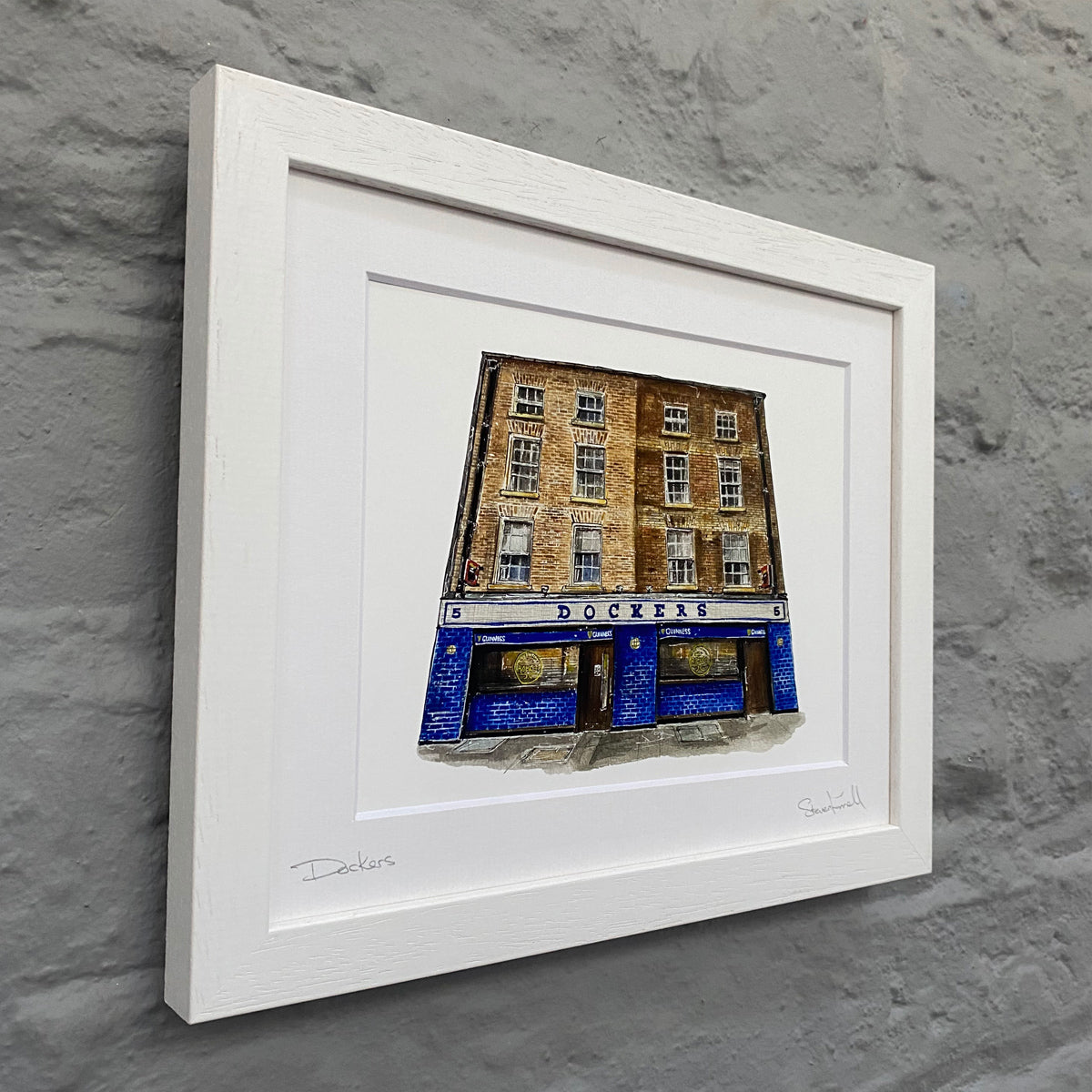 Dockers-Pub-Dublin-docklands-Framed-artwork