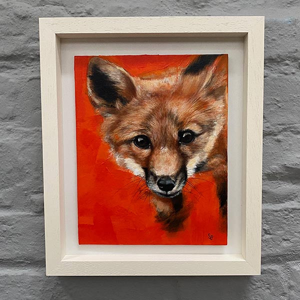 Fox-realism-painting-wildlife-art-Steven-Farrell