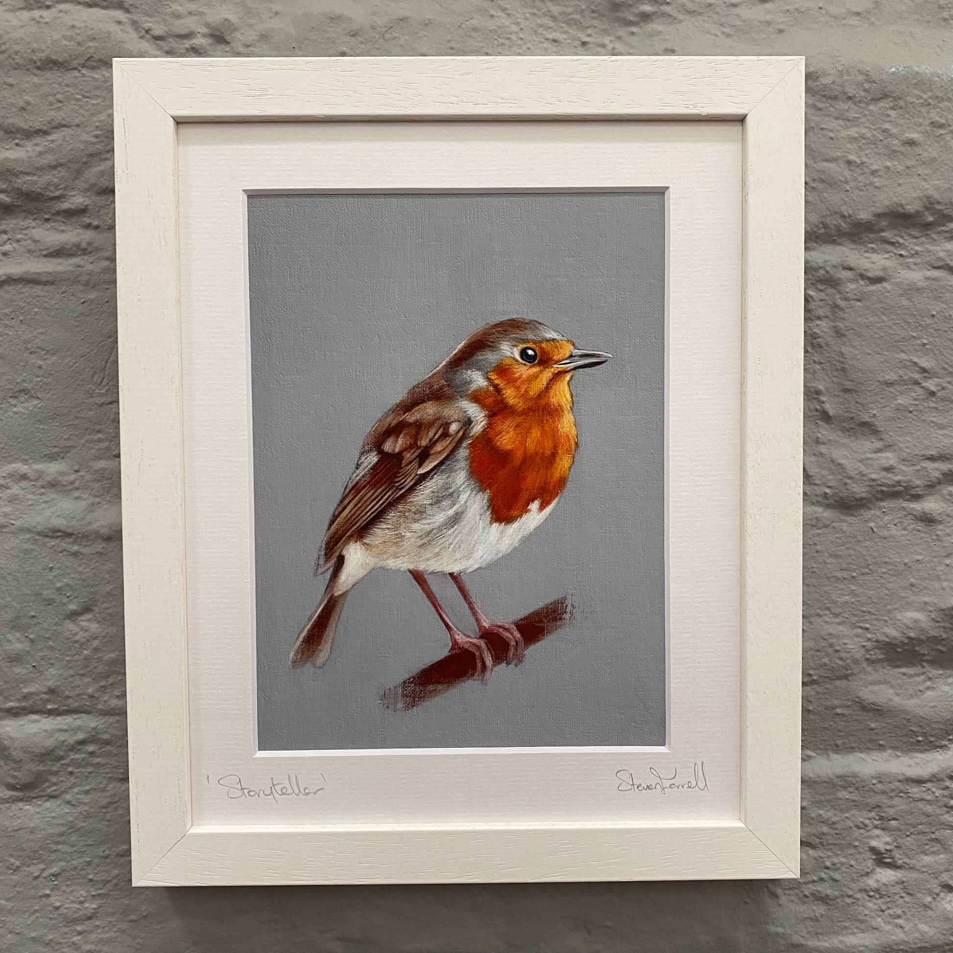 Robin Redbreast Gift. Robin artwork. Robin print