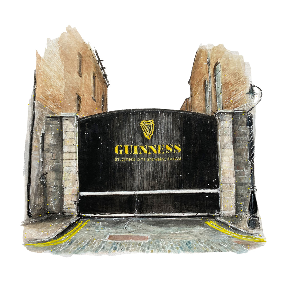 St.Jamess-Gate-Dublin-Art-Framed-fine-art-print-Closeup